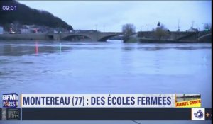 Crue: A Montereau en Seine-et-Marne, des écoles ont été fermées
