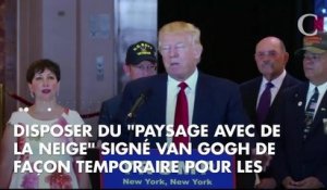 Quand Donald Trump se fait troller et reçoit des toilettes en or au lieu d'un Van Gogh