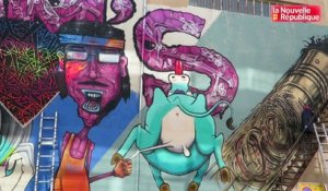 VIDEO. Le street-art invité à l'hôtel des ventes de Poitiers