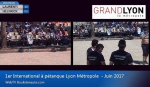 1er International à pétanque Lyon Métropole : Demi-finale N'Diaye VS Helfrick