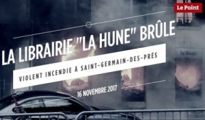 La librairie "La Hune" brûle : violent incendie à Saint-Germain-Des-Prés