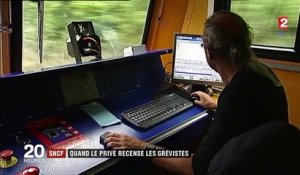 SNCF : quand le privé recense les grévistes