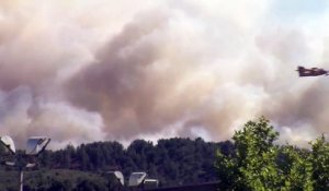 feu de Martigues ne s'étend plus de gros moyens sur place (vidéo)