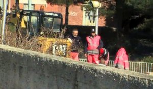 Fuite d'eau sur Francis Turcan: l'intervention des services du Pays de Martigues