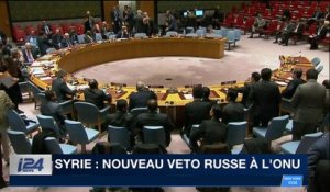 Syrie: nouveau veto russe à l'ONU