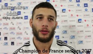 CF seniors 1re division 2017 - Alexandre Iddir : "Juste une étape"