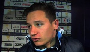 Laa déception de FLorian Thauvin après l'élimination de L'OM en 8è de finale de la Coupe de la Ligue