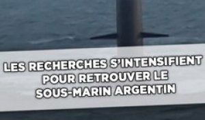 Les recherches s'intensifient pour retrouver le sous-marin argentin San Juan