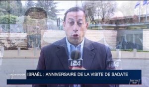 Israël : anniversaire de la visite d'Anouar el-Sadate