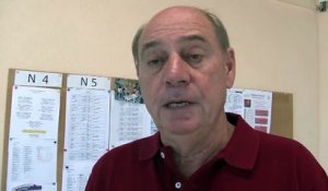 Le président du Martigues Volley Ball Michel Melot qui évoque la situation sportive