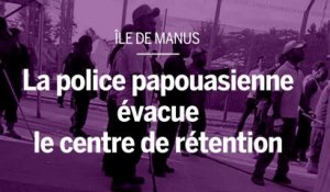 La police papouasienne évacue le centre de rétention de Manus