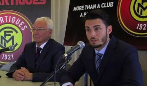 Le nouveau président du FC Martigues Baptiste Giabiconi