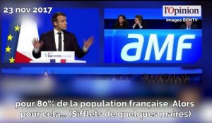 Taxe d'habitation: Macron lance une piste et rassure les maires