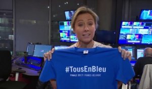 #TousEnBleu avec Anne-Sophie Lapix