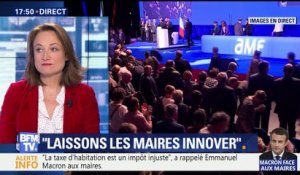 Emmanuel Macron s'exprime devant les maires (1/2)