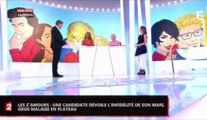 Les Z'Amours : une candidate dévoile l'infidélité de son mari, gros malaise en plateau (vidéo)