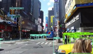 Analyse par Intelligence Artificielle du trafic à New York !! Times Square