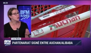 Les News: Auchan s'allie au géant chinois Alibaba - 25/11