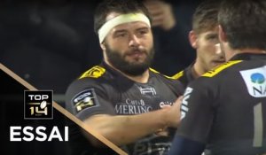 TOP 14 - Essai Pierre AGUILLON (SR) - La Rochelle - Pau - J11 - Saison 2017/2018