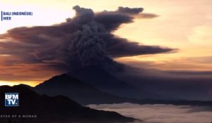 À Bali, ce volcan crache des cendres et perturbe le trafic aérien