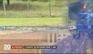 Glyphosate : l'Europe en reprend pour cinq ans