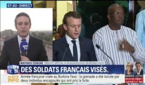 Des soldats français visés par une attaque en marge de la visite de Macron au Burkina Faso
