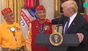 La Maison-Blanche n'a aucun regret après le dérapage de Trump sur "Pocahontas"
