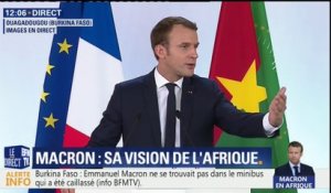 "Il n’y a plus de politique africaine de la France", déclare Macron au Burkina Faso