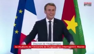 Emmanuel Macron au Burkina Faso : Le président burkinabé quitte la salle lors de son discours (vidéo)