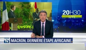 Emmanuel Macron au Ghana pour la dernière étape de sa tournée africaine