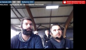 Coupe de France : Pétanque des Canuts VS Pétanque Bellerivoise - Les doublettes