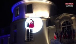 France : Déguisé en Père Noël, un homme chute de plusieurs mètres de haut (Vidéo)