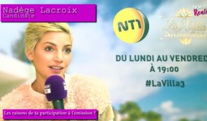 Nadège Lacroix (LVDCB3) explique les raisons de sa participation (Exclu vidéo)
