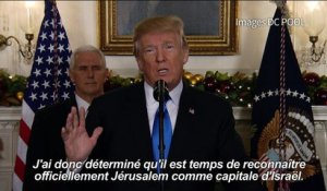 Trump reconnaît Jérusalem comme capitale d'Israël