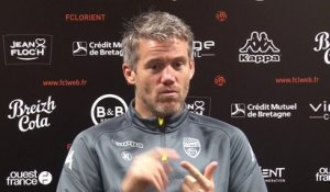 Le point presse de Mickaël Landreau avant FC Lorient - Sochaux