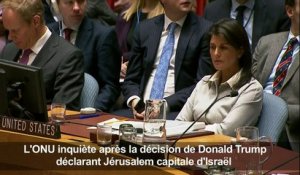Jérusalem: les Etats-Unis plus que jamais isolés à l'ONU
