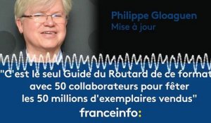 Philippe Gloaguen :"50 collaborateurs pour fêter les 50 millions d’exemplaires vendus du Guide du Routard"
