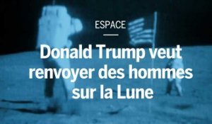 Donald Trump veut renvoyer des hommes sur la Lune