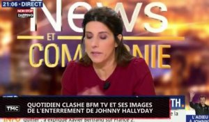 Johnny Hallyday : Quotidien clashe BFMTV pour avoir filmé son enterrement (Vidéo)