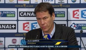 Rennes / Marseille - La réaction de Rudi Garcia