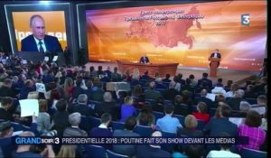 Présidentielle 2018 : le show de Poutine devant les médias