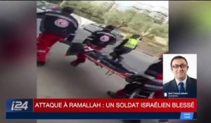 Attaque au couteau à Ramallah : Un soldat israélien blessé