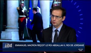 Emmanuel Macron reçoit le roi de Jordanie