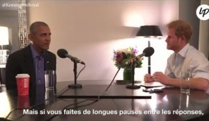 Quand le prince Harry interviewe Barack Obama
