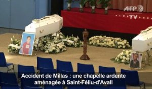 Une chapelle ardente en hommage aux victimes de Millas