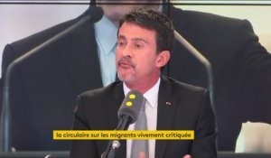 Circulaire sur les migrants dans les centres d’hébergement d'urgence : "Je ne comprends pas pourquoi les associations refusent ce débat. Moi je soutiens pleinement Gérard Collomb" affirme Manuel Valls.