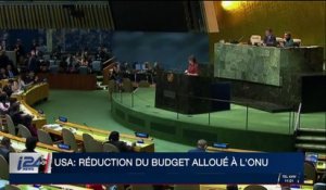 USA : réduction du budget alloué à l'ONU