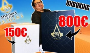 Notre UNBOXING du Collector à 800 EUROS !!! Assassin's Creed Origins