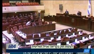 Knesset : loi sur le statut de Jérusalem