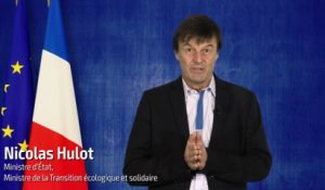 Nicolas Hulot vous présente ses voeux 2018